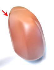 Sitzbank braun mit kl. Riss-