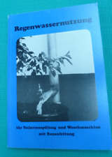 Regenwassernutzung für Toilettenspülung und Waschmaschine, Rabanus, Wagner