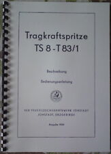 Anleitung Tragkraftspritze TS