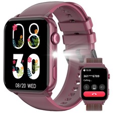 Blackview Smartwatch Annehmen/Anrufen Armband Pulsuhr Fitness Tracker Schrittzäh