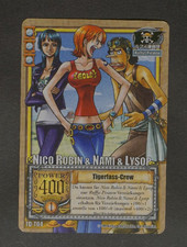 One Piece Teamkarte - Nico Robin & Nami & Lysop - TD T04- Deutsch - TCG
