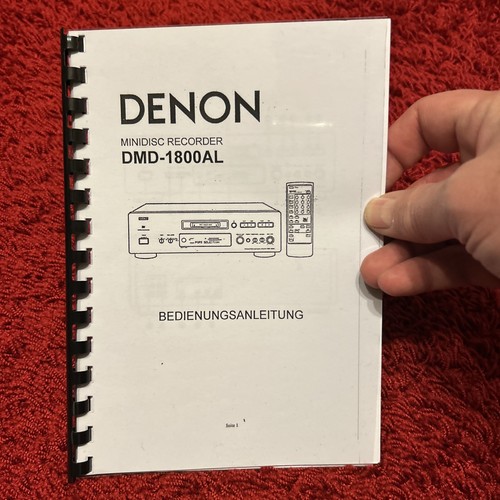 Denon dmd 1800al minidisc - denon, dmd-1800al