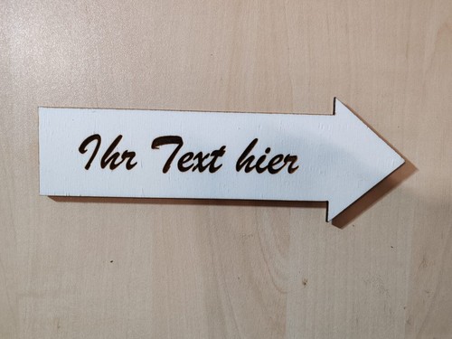 Pfeil wegweiser personalisiert - pfeil,