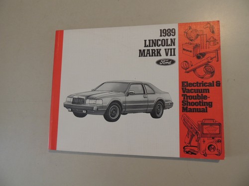 Lincoln mark vii 1989 service - mark,