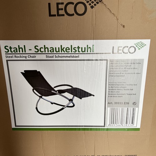 Leco schaukelstuhl stahl - leco,