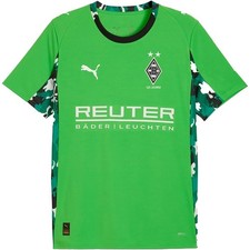 Neu: Puma, Borussia Mönchengladbach Auswärtstrikot, Saison 25/26, grün, Gr. L