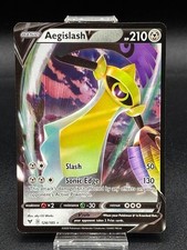 Durengard Aegislash V TCG Pokemon Karte 126/185 Englisch Farbenschock