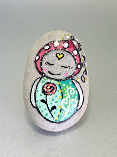 Kunst stein bemalter - kunst,