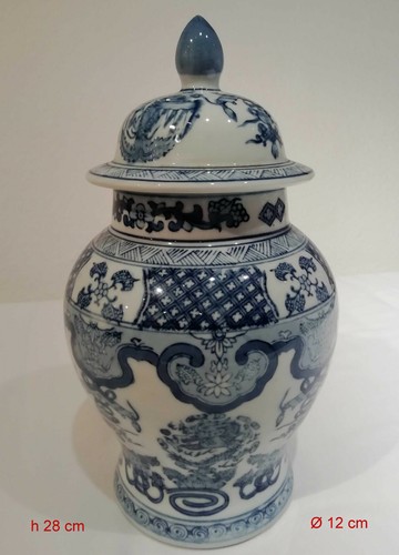 Antike chinesische blaue