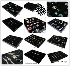 Vorlagebrett Schmuckdisplay Schmucklade Schmucktablett Schaukasten