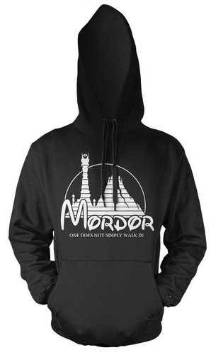Mordor männer kapuzenpullover - mordor,