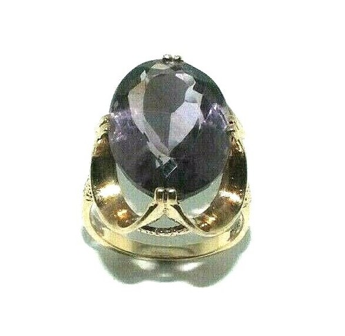 Damen 9ct gelbgold aufwendig - /,