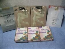 9 Feinstrumpfhosen Vintage 15 - 60 DEN Microfaser Calzedonia, Benotti 46-48