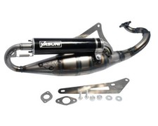 Auspuff YASUNI Scooter R schwarz kompatibel für Peugeot Speedfight 3 4 Derbi 50