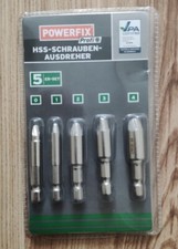 Powerfix Profi HSS Schraubenausdreher Set Linksausdreher Bits Werkzeug Ausdreher