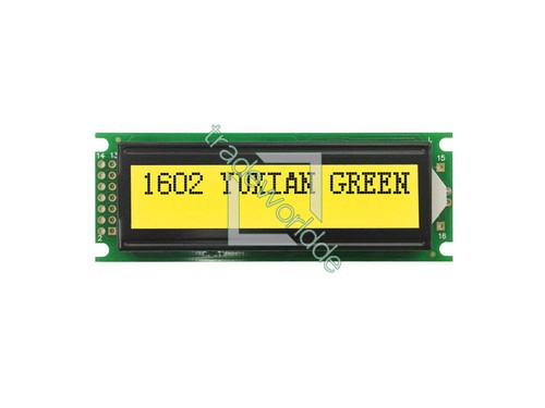 Hd44780 yellow green lcd - hd44780,