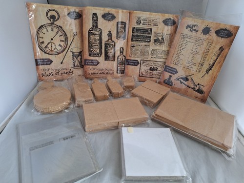 Stamps away vintage - away, acryl