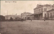 Ansichtskarte Bahnhof in Wilna