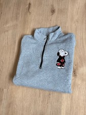 Grauer Half-Zip Sweater /