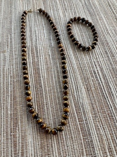 Tigerauge kette und - kette,
