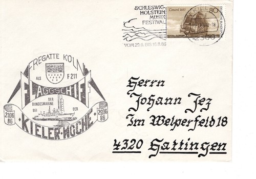 Schiffspost fregatte köln - schiffspost,