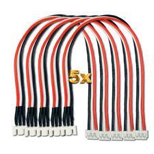 5x Lipo Akku Balancerkabel