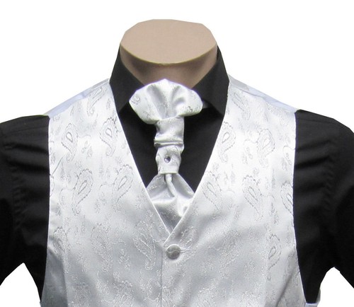 Plastron krawatte mit tuch - plastron,