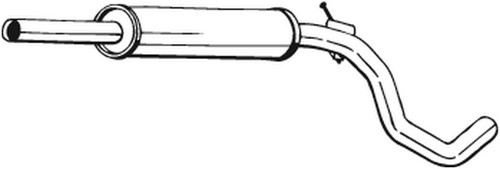 Bosal mittelschalldämpfer - bosal,