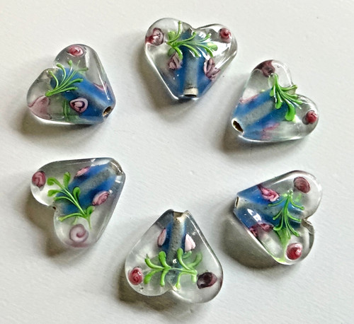 Zauberhafte lampwork perlen - 6,