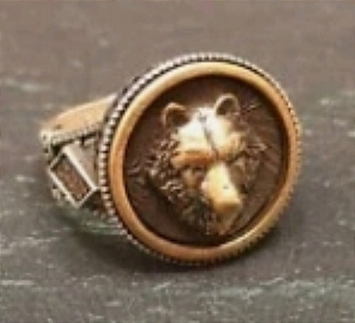 Ring sterlingsilber wolf - sterlingsilber,