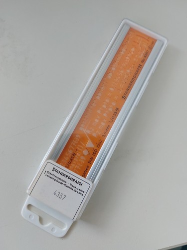 Standardgraph schriftschablone - standardgraph,