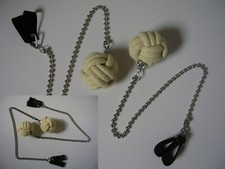 Monkey Fist Fire Poi mit