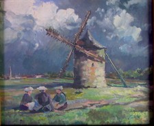 Gouache - niederrheinische /