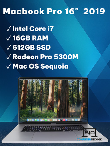 Macbook pro 2019 i7 - 2019, 16"