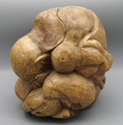 Skulptur yogi figur weinender - yogi,