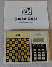 SciSys Junior Chess Schachcomputer ohne Figuren 80er Jahre