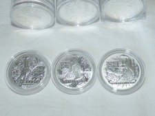 Australien RAM Coat of Arms 3 x 1 oz Silber Wappen New South Wales Queensland