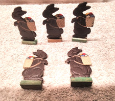 Alte schöne Holzosterhasen