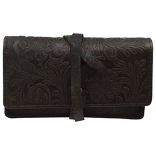 Tabaktasche schwarz aus echtem