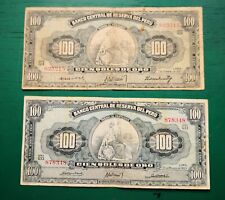 Peru 2 x 100 Soles Scheine