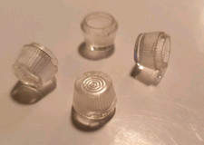 10x Lampenabdeckung  linse Rund  9mm Bohrung 7,5mm Höhe 7,5/6mm;  transparent