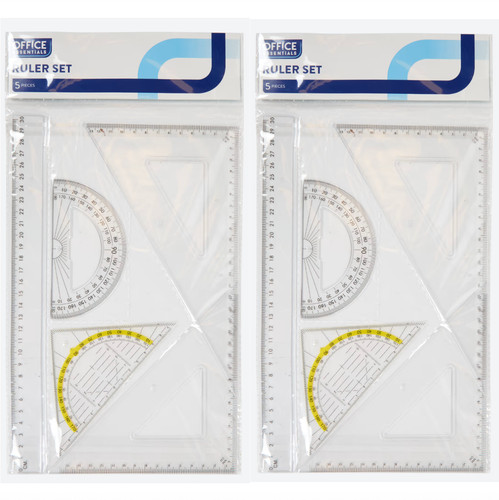 2x5tlg geometrie set lineal - geometrie,