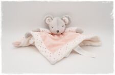 *•… Obaibi - Schmusetuch Maus - rosa weiß - Punkte - 24 x 24 cm - wie NEU ...•*