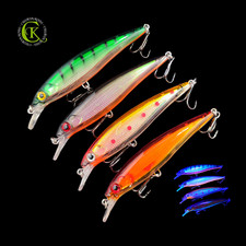 4x 11cm Twitchbait Swimbait Crankbait Wobbler Night Hecht Barsch Zander Wels NEW
