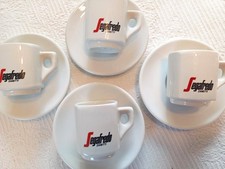 4  Espressotassen,  Untertassen ,   50 ml        Segafredo Zanetti