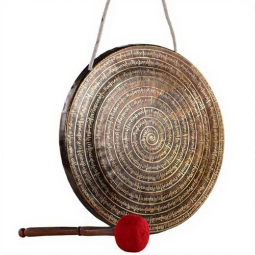 Messing gong nepal - nepal, sechs