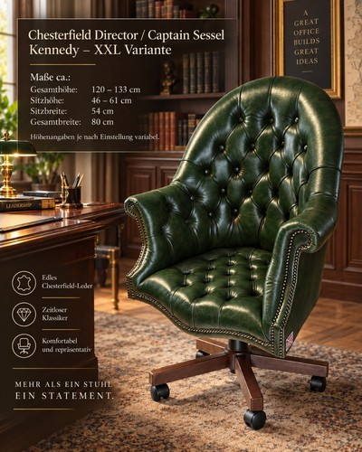Chesterfield heritage aniline - chesterfield,