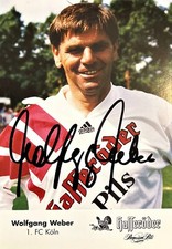 Autogramm Wolfgang WEBER 1.FC