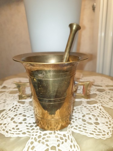 Vintage mörser mit stösel - mit,
