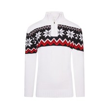 Weihnachtspullover Herren – Rentier Motiv – Warmer Norweger Strick – Übergrößen